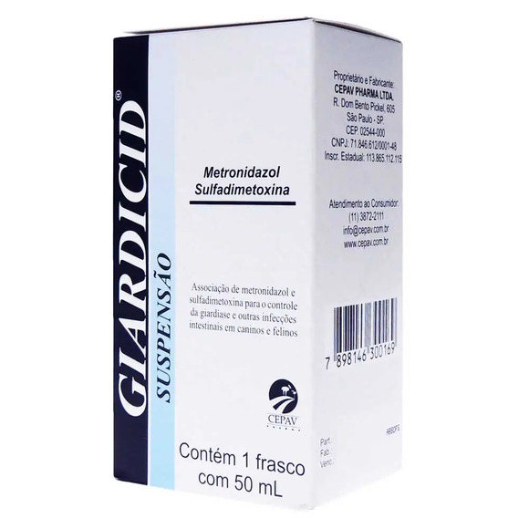 Giardicid Suspensao - 50 Ml