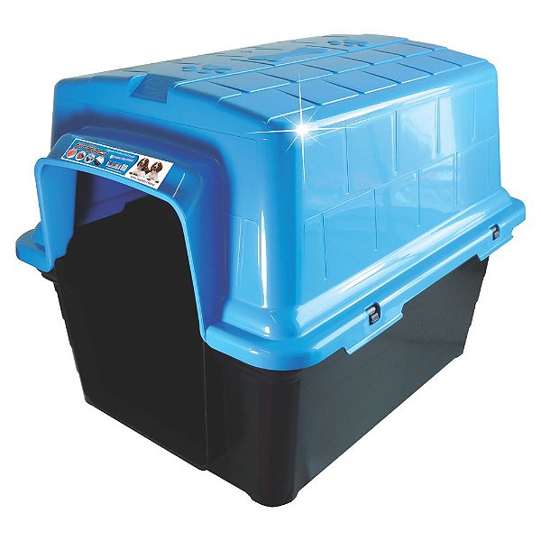 Casa Plástica Furacão Pet Azul Nº 03