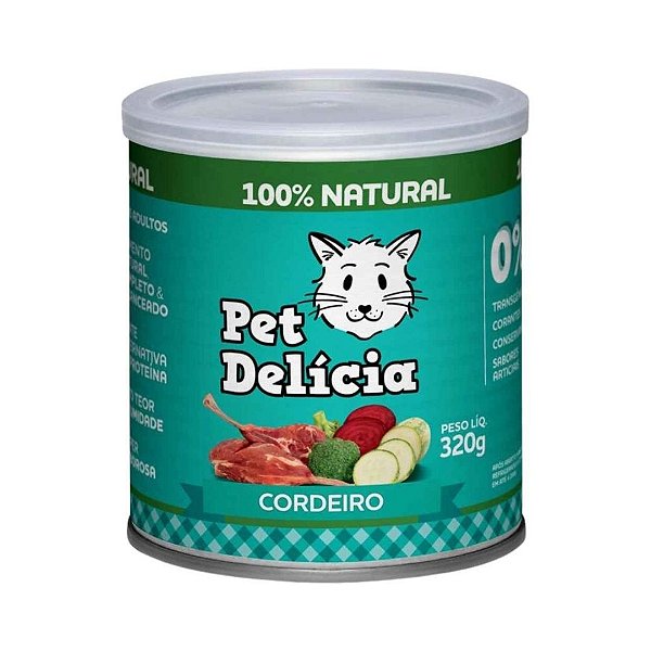 Pet Delicia Gato Cordeiro 320Gr