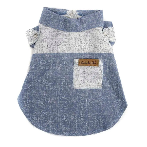 Camisa Elegance Bichinho Chic Azul Nº 05
