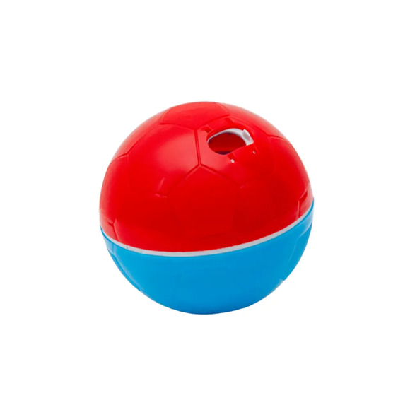 Brinquedo Comedouro Amicus Crazy Ball Vermelho e Azul P