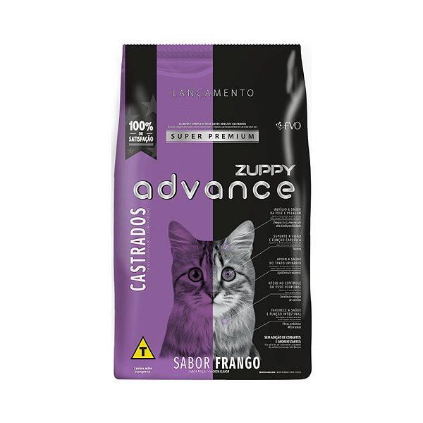Advance Cat Ad Castrado Frango 1.5kg Fd