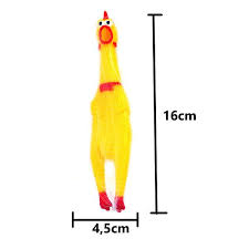 Brinquedo Pet Frango 16cm Rf779