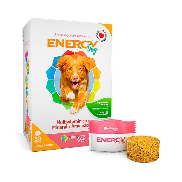 Energy Dog - 210g Suplemento Vit. Min. Aminoacido Para Caes