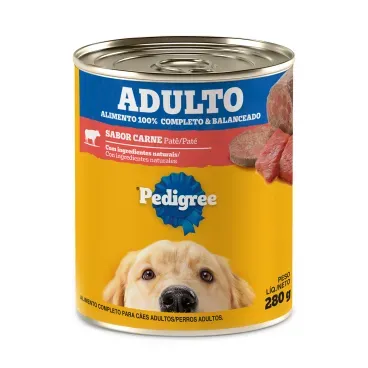 Pedigree 280gr Lt Adulto Pate De Carne