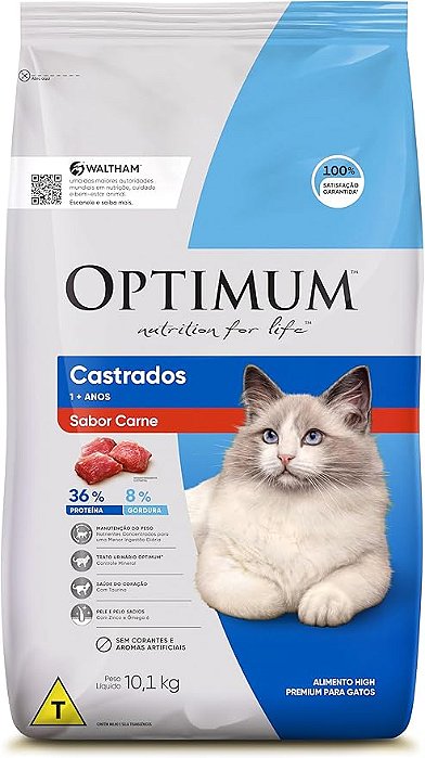 Optimum Cat 10,1kg Adt Castrado Carne