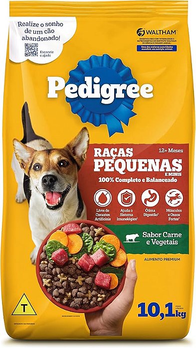 Pedigree 10,1kg Adulto Racas Peq