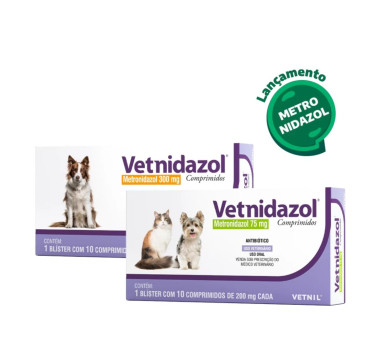 Vetnidazol 75mg 10comp