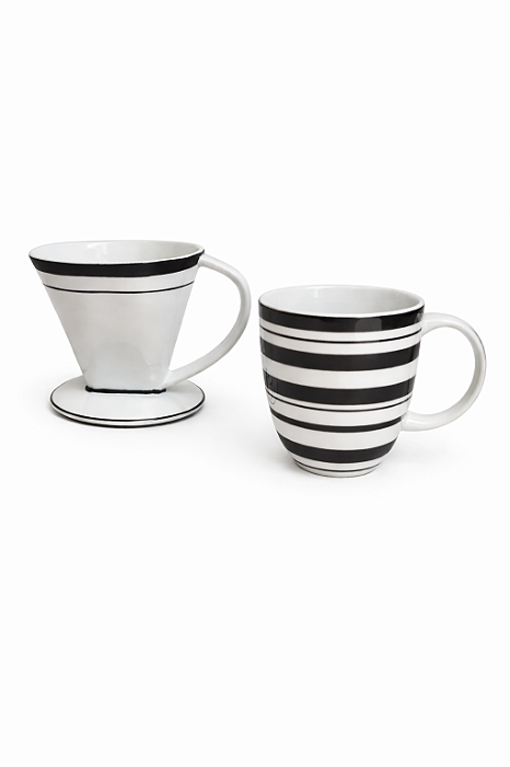 Conjunto Coador e Caneca "Coleção Essência"