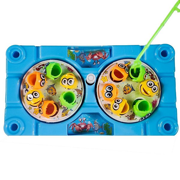 Brinquedo Em Plástico Pega Peixe (Formato Quadrado)
