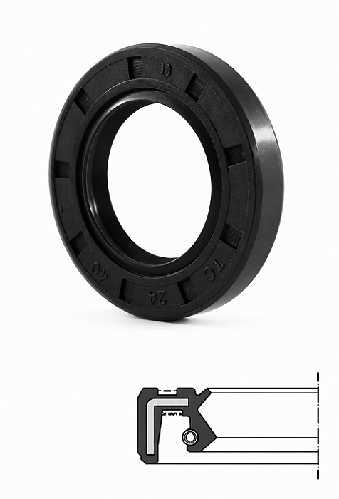 RETENTOR 28 x 40 x 7 TC/CR302 NBR