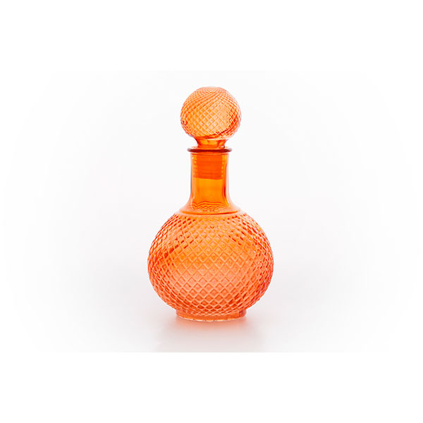 Garrafa colorida Bico de Jaca Laranja