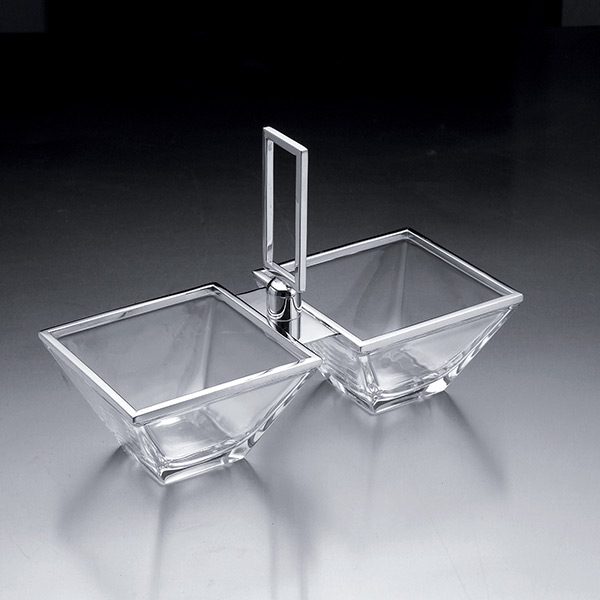 Petisqueira dupla Veneza inox