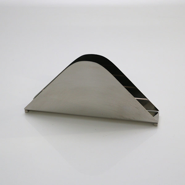 Porta guardanapo de aço inox 19x4x8cm