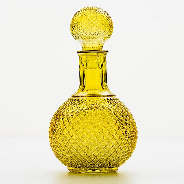 GARRAFA ORNAMENTAL BICO DE JACA AMARELA 1 LITRO