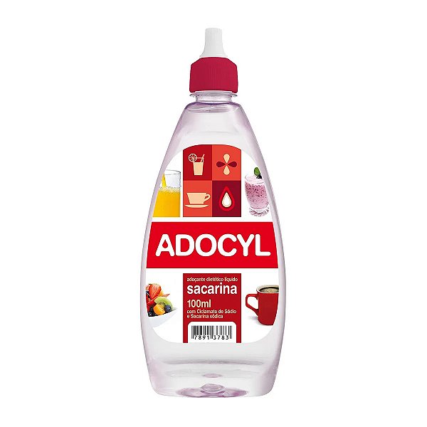Adoçante Líquida Adocyl Sacarina 100ml