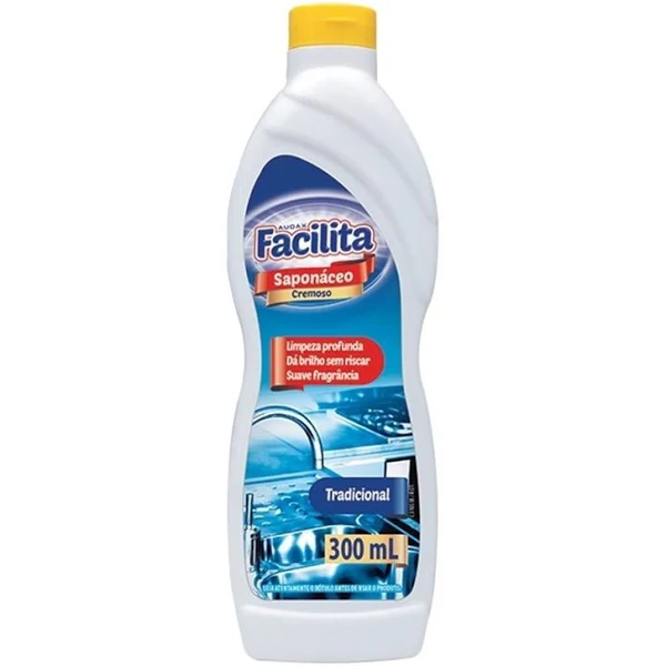 Limpador Saponáceo Cremoso Facilita 300 ML