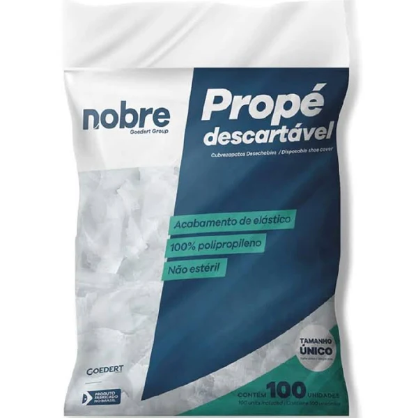 Propé  Protetor dos Pés Descartável - 100 unid. - Nobre