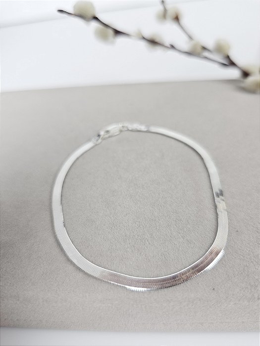 Pulseira Laminada Fina de 19,5 cm