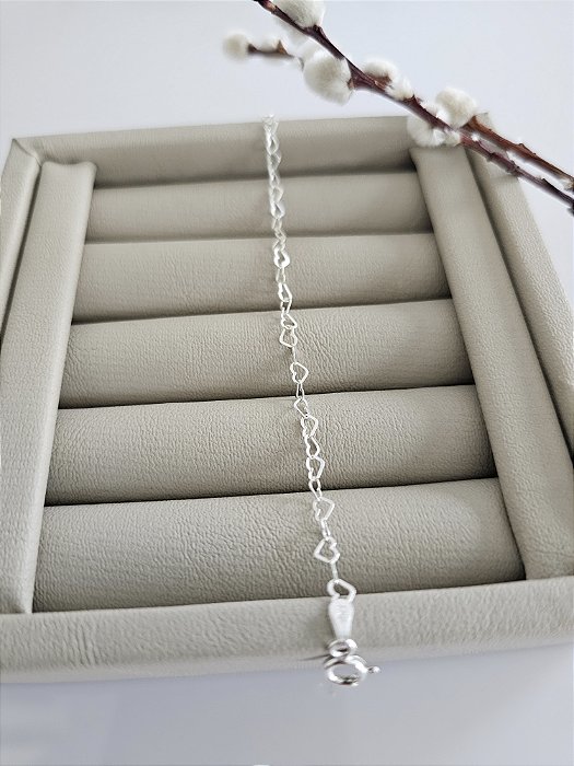 Pulseira Elos de Coração