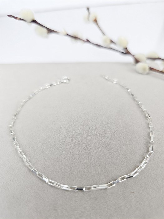 Pulseira Elos Quadrados 21cm