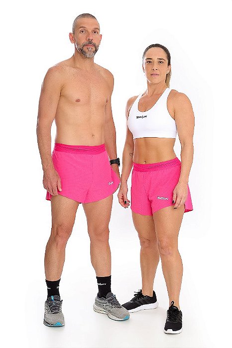 SHORT PERFORMANCE CORTE A LASER PINK