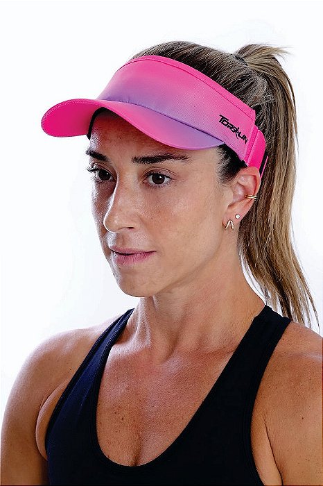 VISEIRA TOP RUN PINK/ROXO