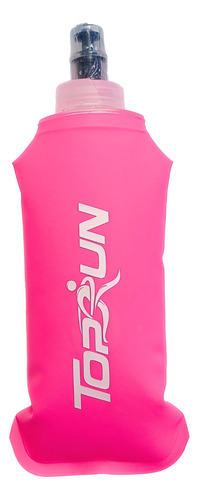 Garrafa Hidratação Silicone Soft Flash 350ml Pink