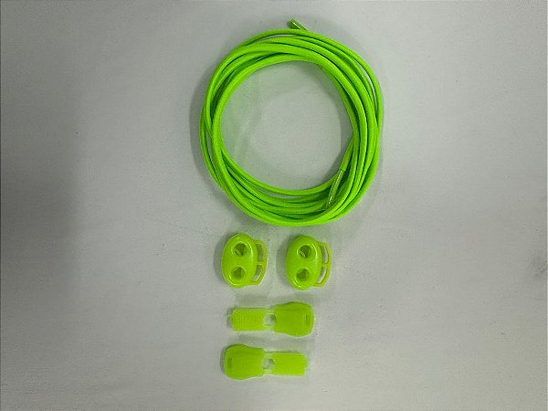 Cadarço Elástico verde Neon