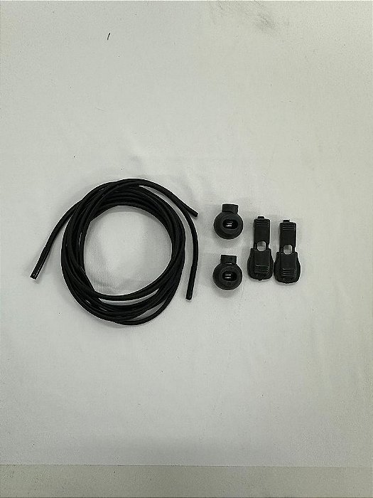 Cadarço Elástico Preto