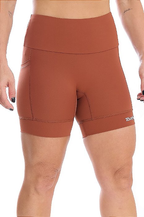 SHORT COMPRESSÃO SPEED TOTAL MARROM