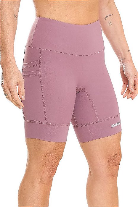Bermuda Feminina Compress Multi Bolsos LAVANDA