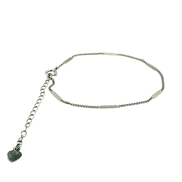 Pulseira Semijoia Hipoalergênico Happy Lyfe Rodio Branco