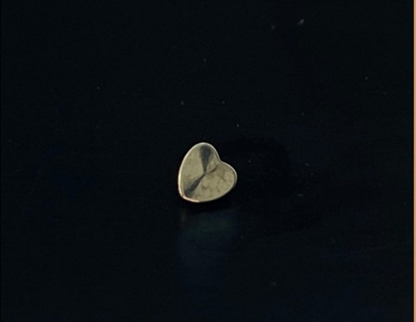 P0556 TOPO TITANIO CORAÇÃO CHAPA  1.2MM