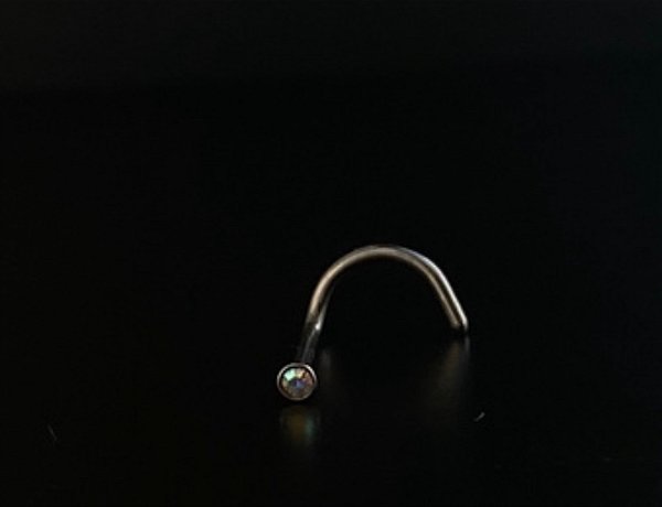 P0503 NOSTRIL AÇO PEDRA BOREAL  0.7 2MM