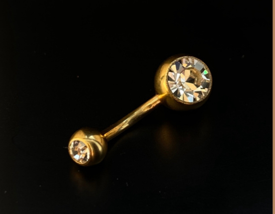 P0460 BANANA UMBIGO TITANIO GOLD CRISTAL