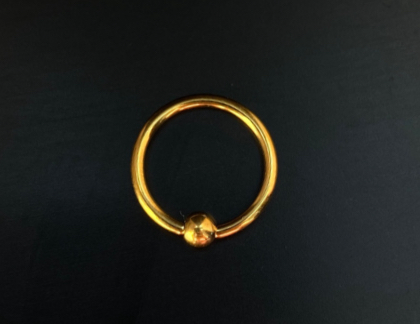 P0423 CAPTIVE TITÂNIO GOLD 8MM