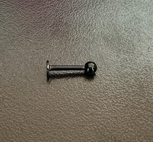 P0408 LABRET PVD BLACK 1.2 6MM