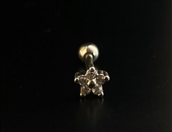 P0373 MICROBELL RODIO  RETO 1.2 6MM ESTRELA CRAVEJADA