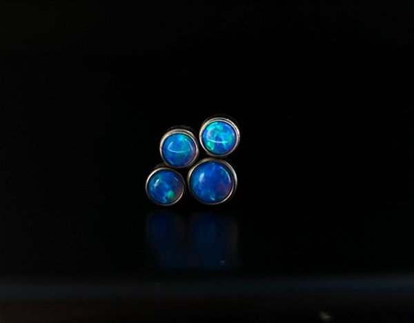 P0330 TOPO TITANIO PATINHA OPALAS-AZUL  1.2 TN316-1