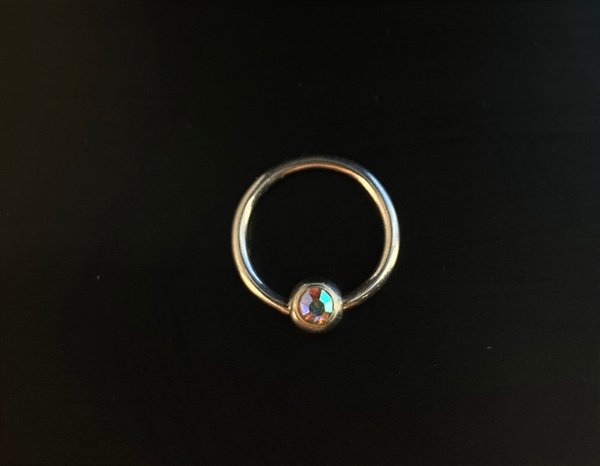 P0083 CAPTIVE AÇO STRASS BOREAL 10MM