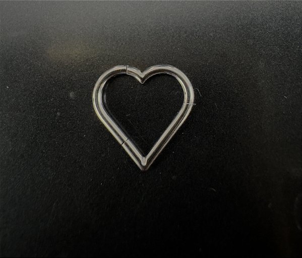 P0054 SEGMENTO TITANIO DAITH CORAÇÃO LISO