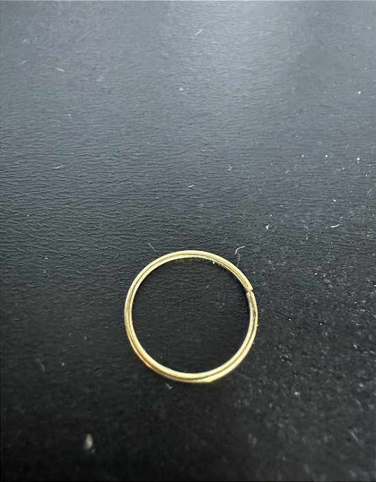 P0031 ARGOLA TORÇÂO PVD DOURADO NARIZ 0.8 8MM