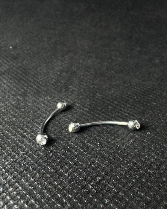 P0023 CURVO AÇO CRISTAL 1.2 10MM