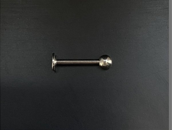 P0001 LABRET AÇO  1.2 8MM