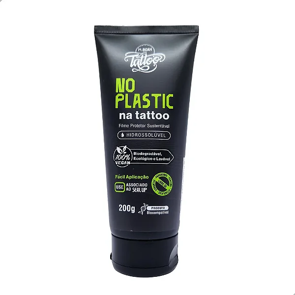 NO PLASTIC - Filme Protetor Sustentável para Tatuagem 200g