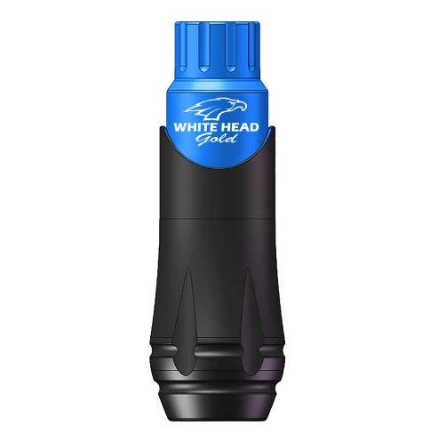 MAQUINA NANO PEN WHITE HEAD GOLD AZUL