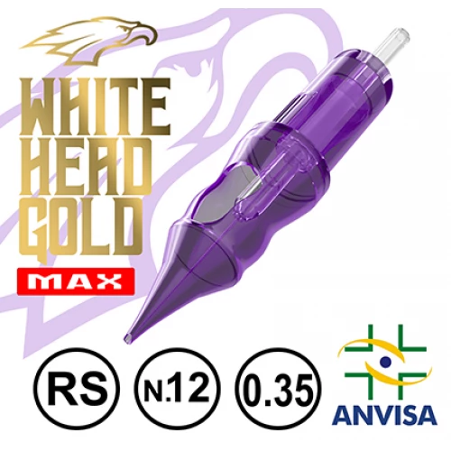 CARTUCHO 9 RS 0.12 MM WHITE HEAD MAX (UND)