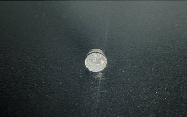 P0708 TOPO TITANIO PEDRA ZIRCONIA CUBICA 1.2   4MM