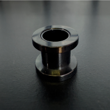 P0721  ALARGADOR AÇO PVD BLACK 6 MM